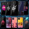 PNL QLF Рэпер Певец Чехол Для iPhone Samsung Galaxy Redmi Note S 17 16 15 14 13 20 24 25 54 Pro Max Ultra Fe Крышка из Закаленного Стекла