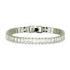 Men's brass inlaid zircon bracelet, simple strip zircon jewelry, bracelet jewelry.