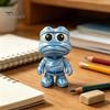Декор для рабочего стола в виде лягушки, 3D-печатные украшения, дизайн с подвижными суставами, прочная поверхность, гладкая статуэтка лягушки, для дома, офиса, модель ручной работы
