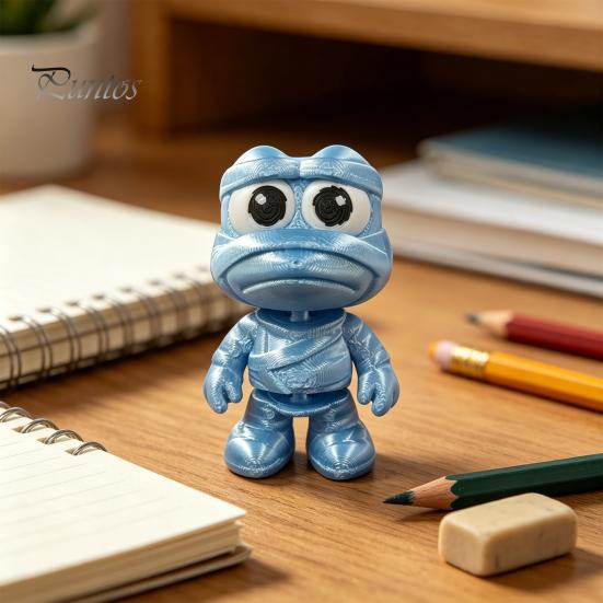 Декор для рабочего стола в виде лягушки, 3D-печатные украшения, дизайн с подвижными суставами, прочная поверхность, гладкая статуэтка лягушки, для дома, офиса, модель ручной работы