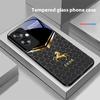 Сотовый Зеленый Конь Для Oppo A79 5G 58 78 74 60 4G Reno 11F Realme GT 6 11 Note 50 10 C55 X2 Закаленное Стекло Черный Чехол для Телефона