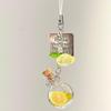 Sweet Christmas Tree Drift Bottle Four-Leaf Clover Pendant Phone Strap Keychain Exquisite Backpack Decoration Accessories Gifts