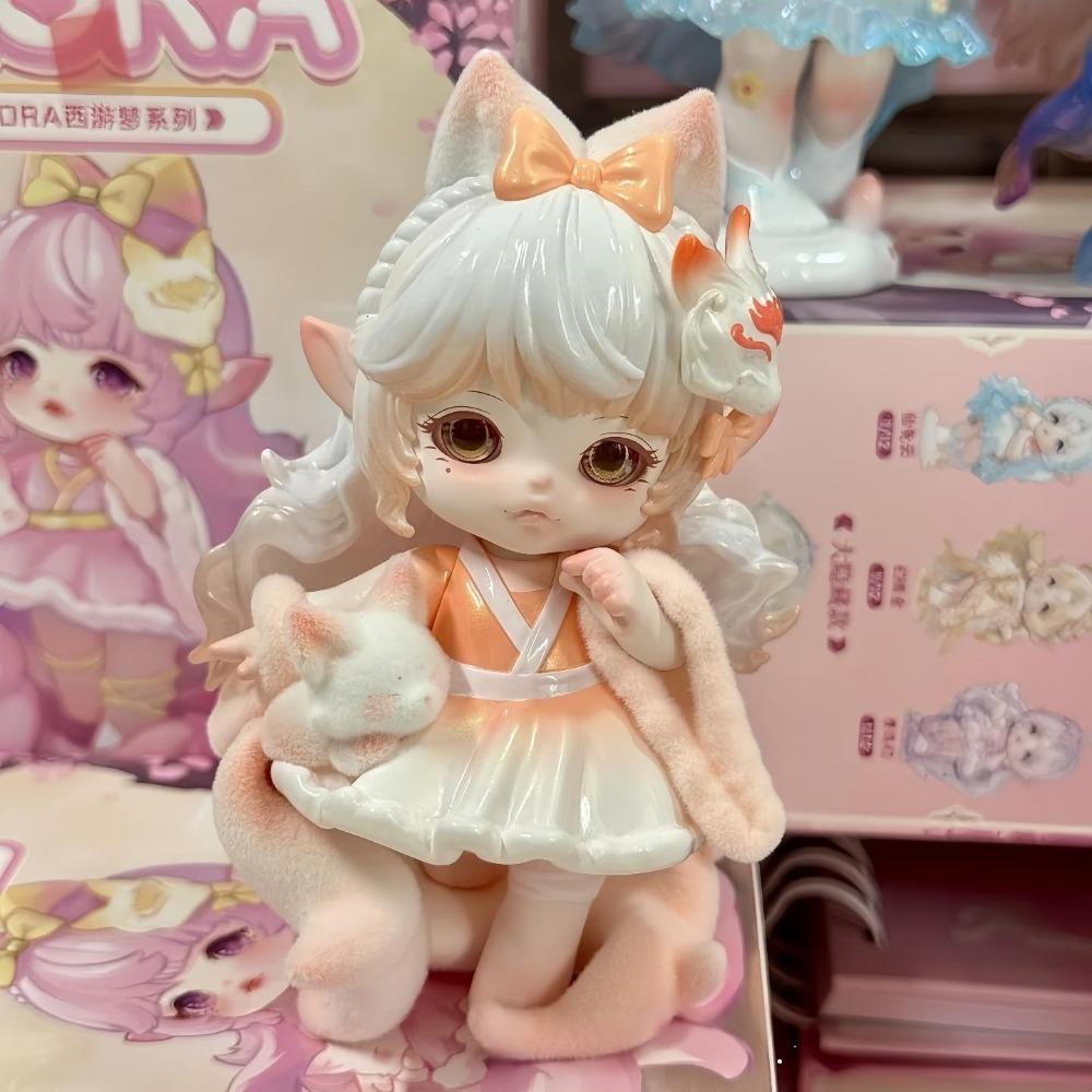 В наличии Flora Путешествие на Запад Мечта Blind Box Оригинальные Модные Милые Куклы Фигурки Настольные Украшения Подарки Для Девочек