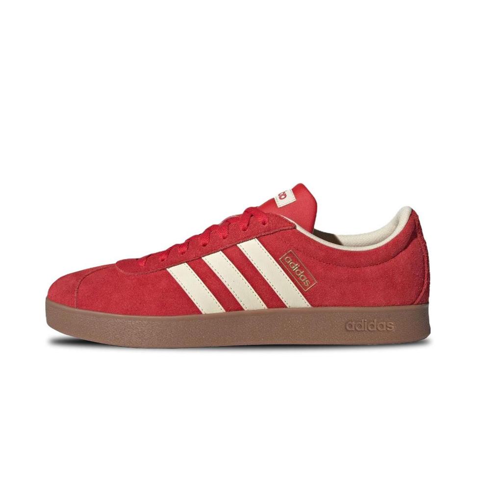 Adidas Vl Court Classic Blessing Arrives Cushioning Slip Resistant Low top Skateboard Shoes Unisex Red KK3774(team1860- )
