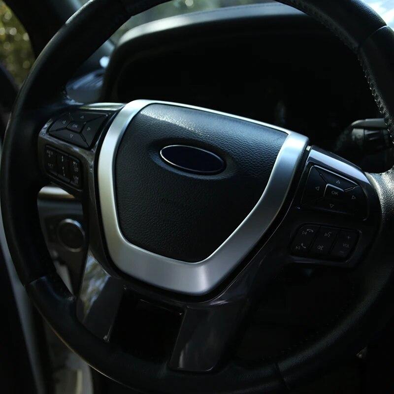 My Good Car ABS Chrome украшение на руль автомобиля наклейка накладка подходит для Ford Ranger 2015 2016 аксессуары