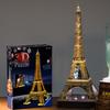 3D трехмерный пазл Эйфелева башня LED 226 деталей Ravensburger, популярная корейская настольная игра