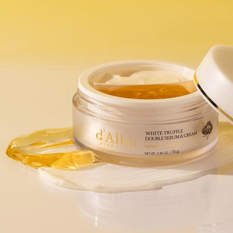 D'ALBA Vegan Двойная сыворотка и крем с белым трюфелем 70 г