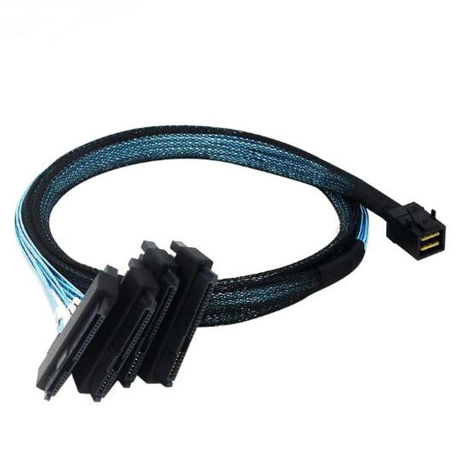 Внутренний SFF-8643 Mini SAS HD к 29-контактным разъемам SFF-8482 с 15-контактным портом SAS