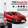 Ремонтный маркер для краски автомобиля для RENAULT CLIO 1990-2025 Ремонт царапин на краске Аксессуары Красный NNP Черный GNE Оранжевый Белый Синий RQH