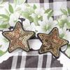 12pcs DIY Sequined Star Pattern Embroidery Sticker Clothes Patch Accessory
