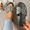 Fashion 2024 Hot Sale Ladies Shoes Open Toe Mixed Colors Women's Slippers Summer Outdoor Casual Flat Large Size Slippers Zapatos Mujer