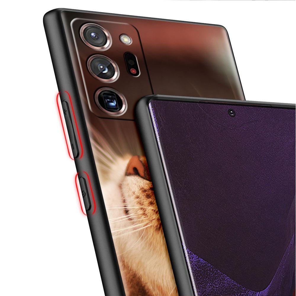 Мягкий чехол для Samsung Galaxy Note 20 Ultra 10 Plus Lite A50 A70 A20 A40 A20e 9 8 A60 A10e Funda, чехол для телефона, милый чехол с изображением кота Aniaml