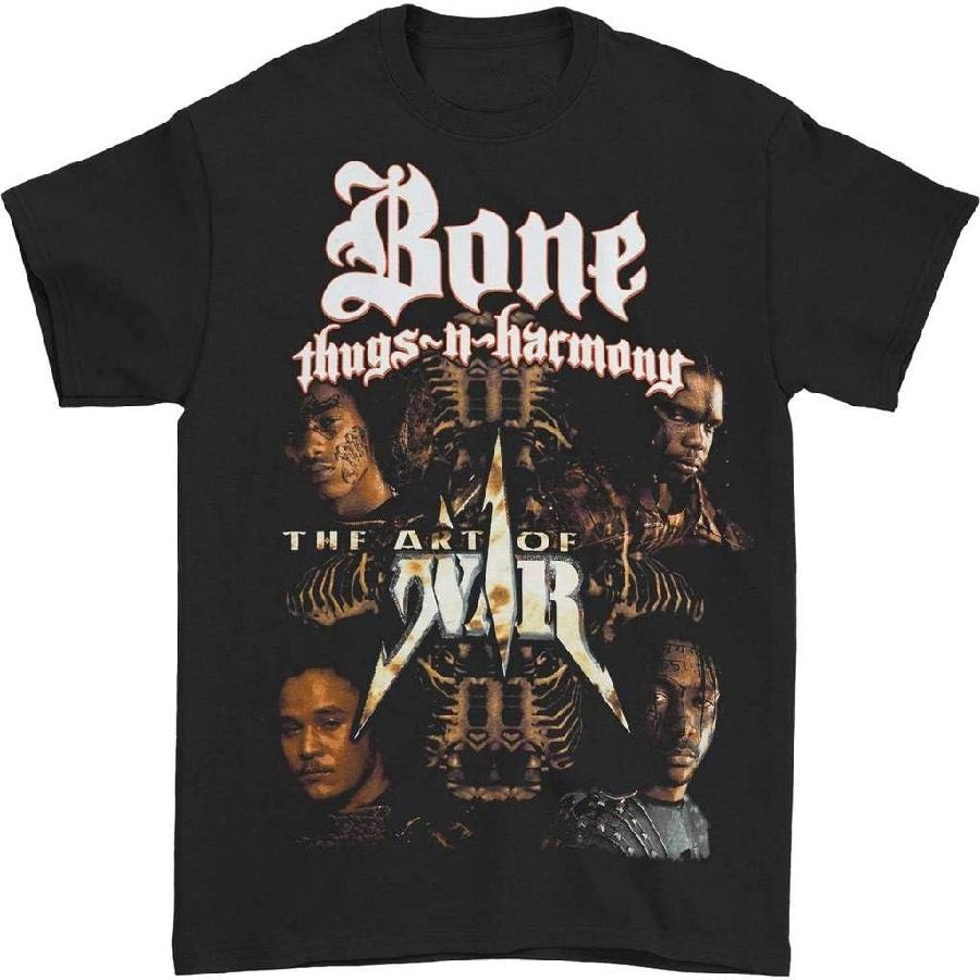 Мужская футболка Bone Thugs-N-Harmony Art of War черная Лицензионный мерч Control Industry