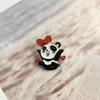 Китайский стиль Гигантская панда цинковый сплав брошь эмаль креативное пальто украшение