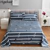 Flat Sheets Sanding 200x230cm Simple Striped Bedspread Bedroom Bed Sheet Bedclothes Twin Queen Size Nonslip Mattress Covers Soft