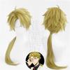 Парик для косплея Doppo Kunikida, зеленый, золотой, длинный, конский хвост, пушистые, термостойкие, синтетические волосы, парики для косплея в стиле аниме + шапочка для парика