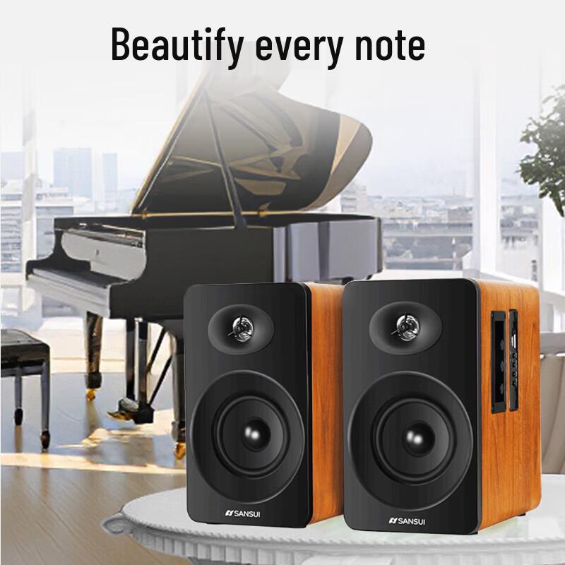 SANSUI GS-6000 2.0 Беспроводные настольные колонки Вилка CN (адаптер в комплекте)