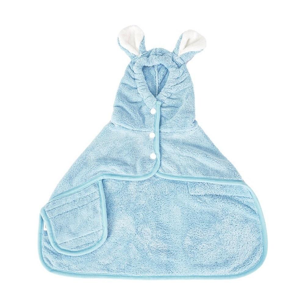 Super Absorbent Dog Bathrobe Quick-drying Cat Bath Robe  for Small Medium Large Dogs