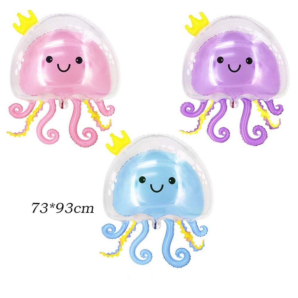 Double-layer Crown Jellyfish Floating Balloon Cute Birthday Party Decor Baby Shower