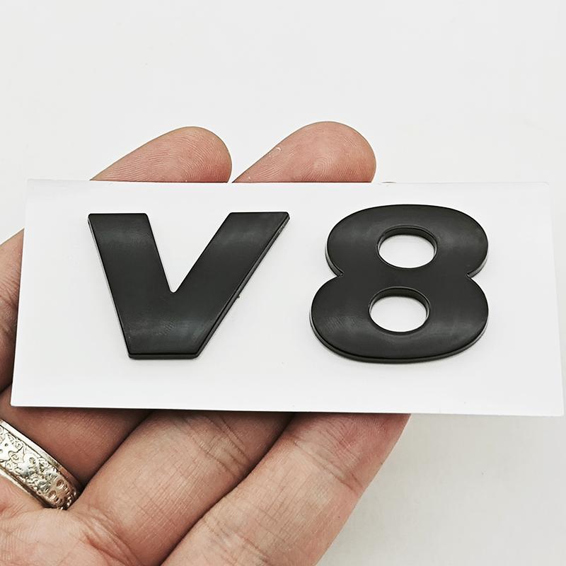 3D ABS Автомобильные Буквы Логотип Значок Наклейка V6 V8 Задний Багажник Для Volkswagen VW Phaeton Golf Mk3 Mk4 Mk5 Tiguan Atlas CC Arteon H3RF
