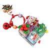 Mechanical Keyboard Switch Toy Christmas Keychain Fidget Toy, Sound Sensory Stress Relief Pendant with Santa Claus Key Ring Click, PVC Portable
