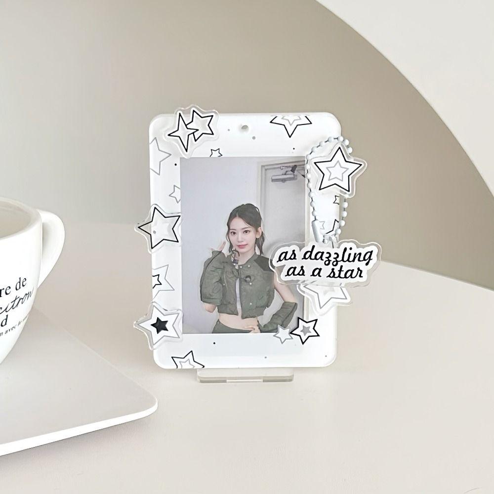 Star Korean Style Card Holder Desktop Decoration ID Card Holders Student Card Cover  Student