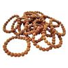 Pack of 1 5 Mukhi Rudraksha Bracelet Stretchable 9mm Beads for Men and Women