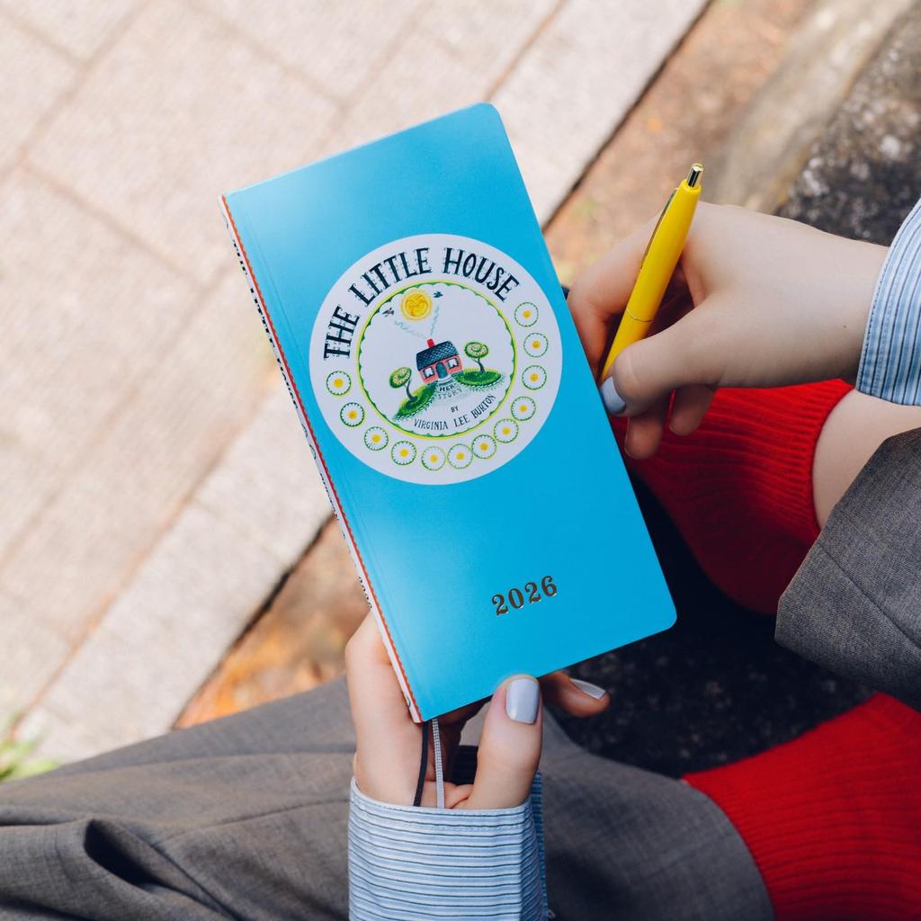 Hobonichi Techo 2026 Weeks Английское издание Вирджиния Ли Бертон/Маленький домик Январское начало Еженедельник Недельный левый Тонкий Вертикальный