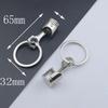 Car Accessories Piston Model Keyring Zinc Zinc Alloy Car Engine Piston Keychain Personality   Key Buckle