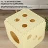 Splicing Felt Cat Nest Dice-shape Cat House Detachable Cat Mat Felt Tunnel Toy Interactive Pet Toy Cube Tent Pets Supplies gifts