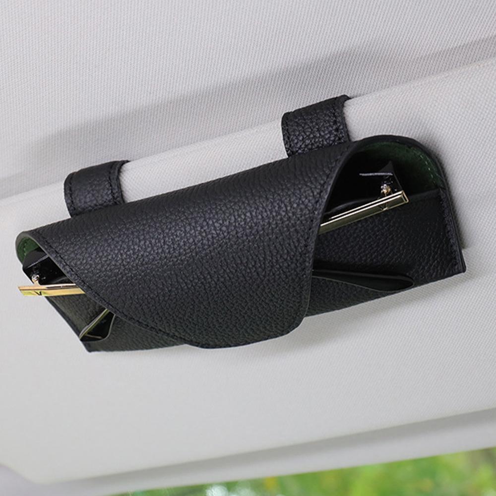 Car Glasses Storage For Universal Auto Sun Visor Sunglasses Storage Holders Card Ticket Storage Clip Holders Cases Accessories