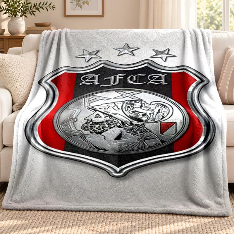 AFC Ajax blanket Flannel Blanket Soft Cozy Plush Throw for Sofa Bed Lightweight Home Decoration Outdoor camping