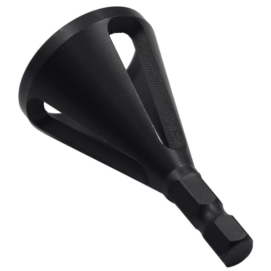 Инструмент для снятия заусенцев с внешних кромок с черным шестигранным хвостовиком, удаляет заусенцы, инструменты для ремонта