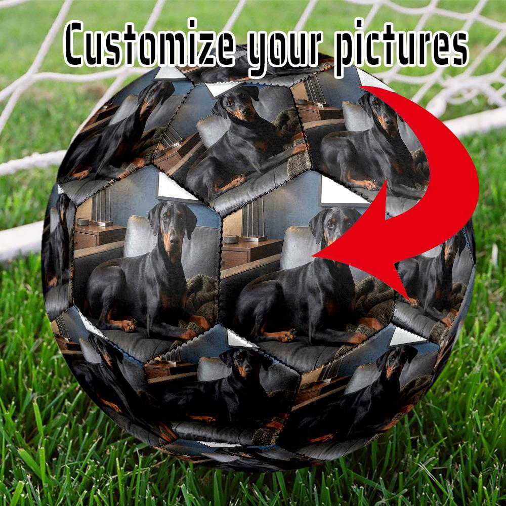 1pc Custom Photo Image Soccer Ball Size 5 Indoor Soccer Ball Fashion Colorful Backyard Game - Great For Sports Fans Gift