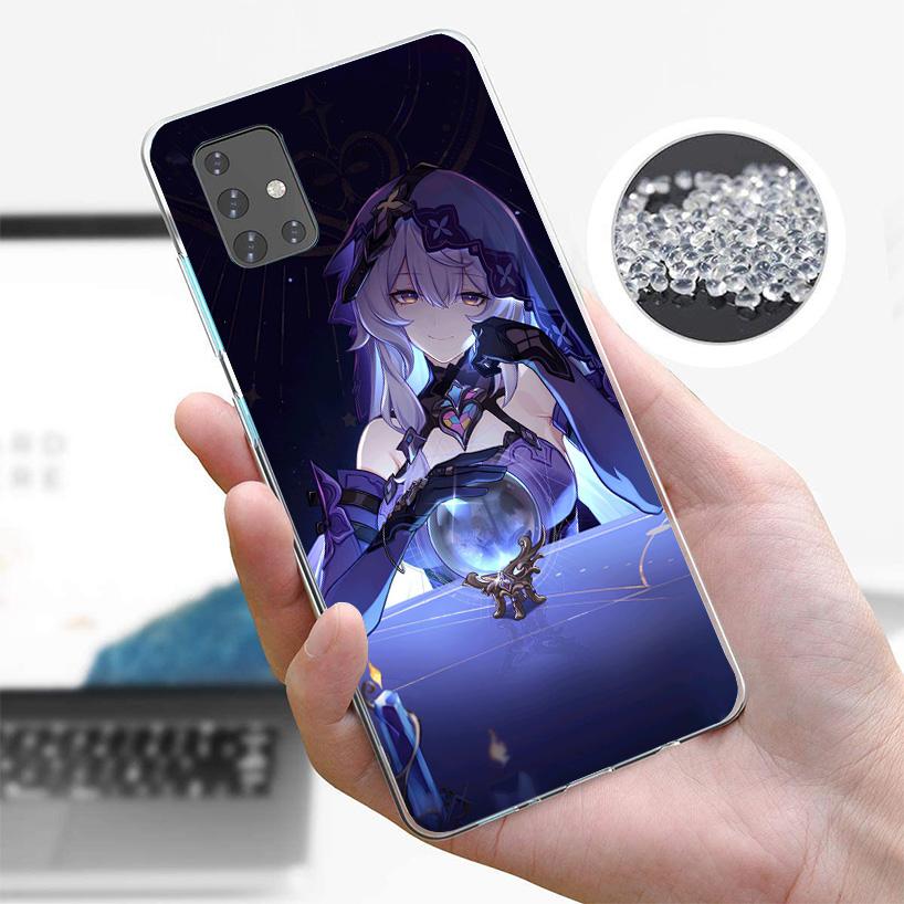 Honkai Star Rail Black Swan Cover Phone Case For Samsung Galaxy A12 A22 A32 A52 A72 A02S Phone Case Note 20 Ultra 10 S10 Plus A5
