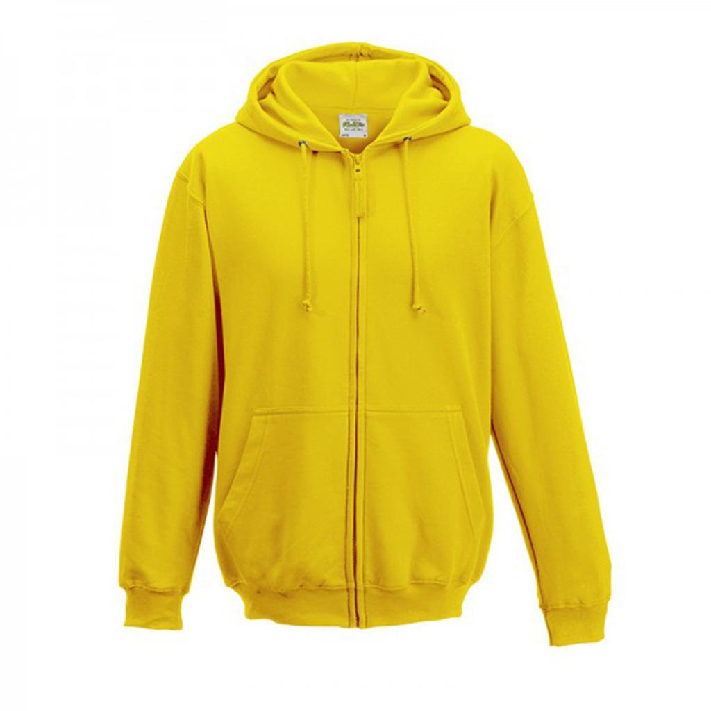 Awdis Plain Mens Hooded Full Zip Hoodie / Zoodie