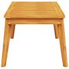 Garden Dining Table 100 x 55 x 45 cm Solid Acacia Wood