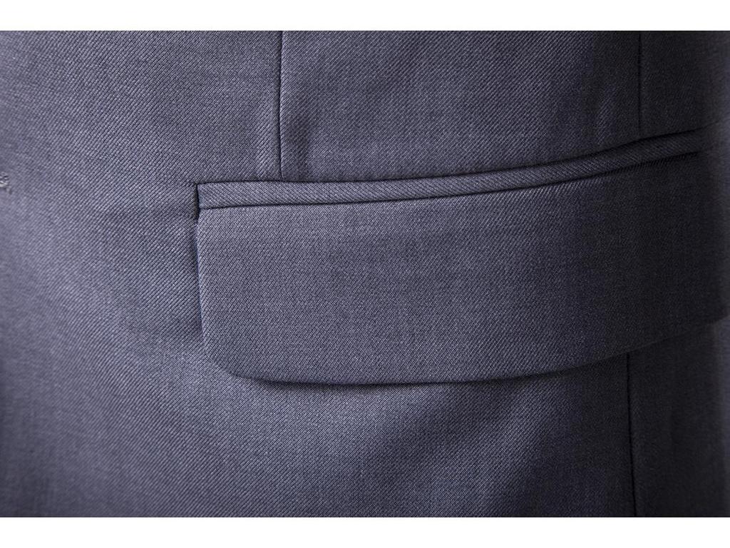 Деловой повседневный костюм-тройка весна-лето 2020: Дизайн на одной пуговице для жениха и шафера (Размеры S-6XL).