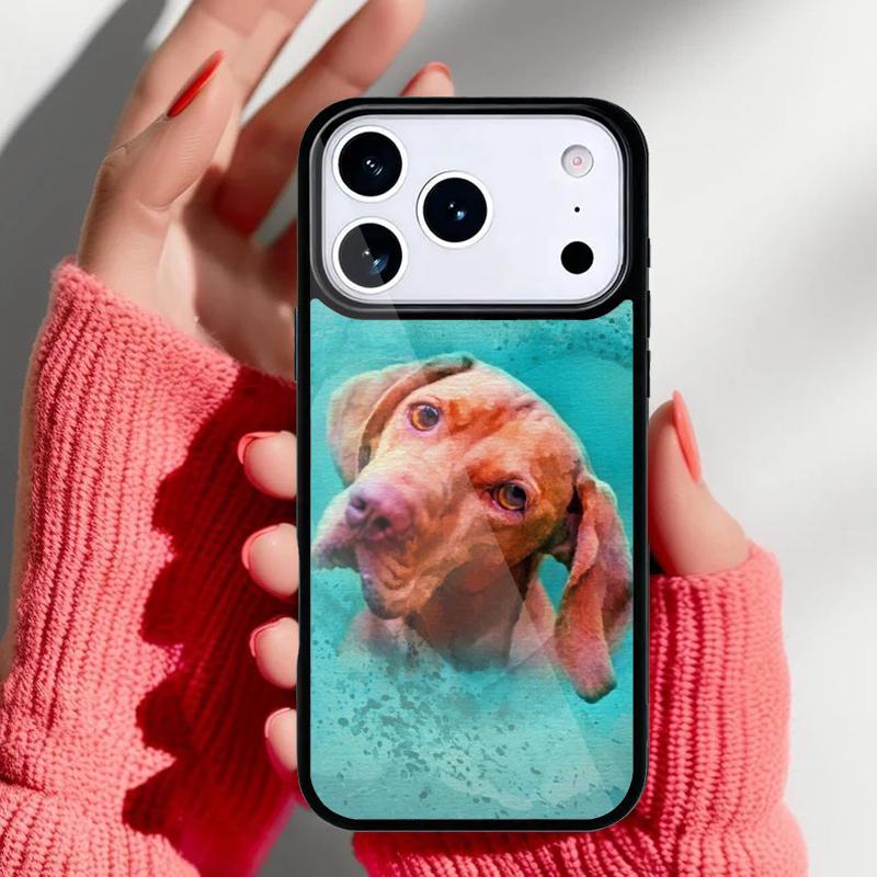 Чехол для телефона с изображением венгерской легавой для iPhone 17 16 15 14 13 Pro Max Задняя крышка для 12 11 Pro Coque