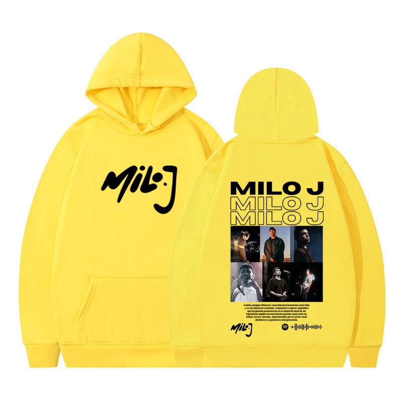 Rapper Milo J Fashion Tour 2026 Print T Shirt Men Fashion T-shirt Summer Short-sleeved Hip Hop Cotton Punk Oversized T-shirts