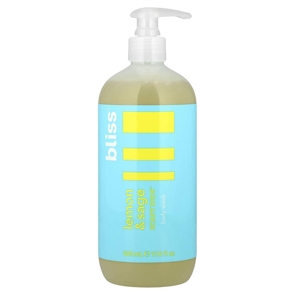 Bliss, Soapy Suds™, Гель для душа, Лимон и шалфей, 505 мл (17 жидких унций)