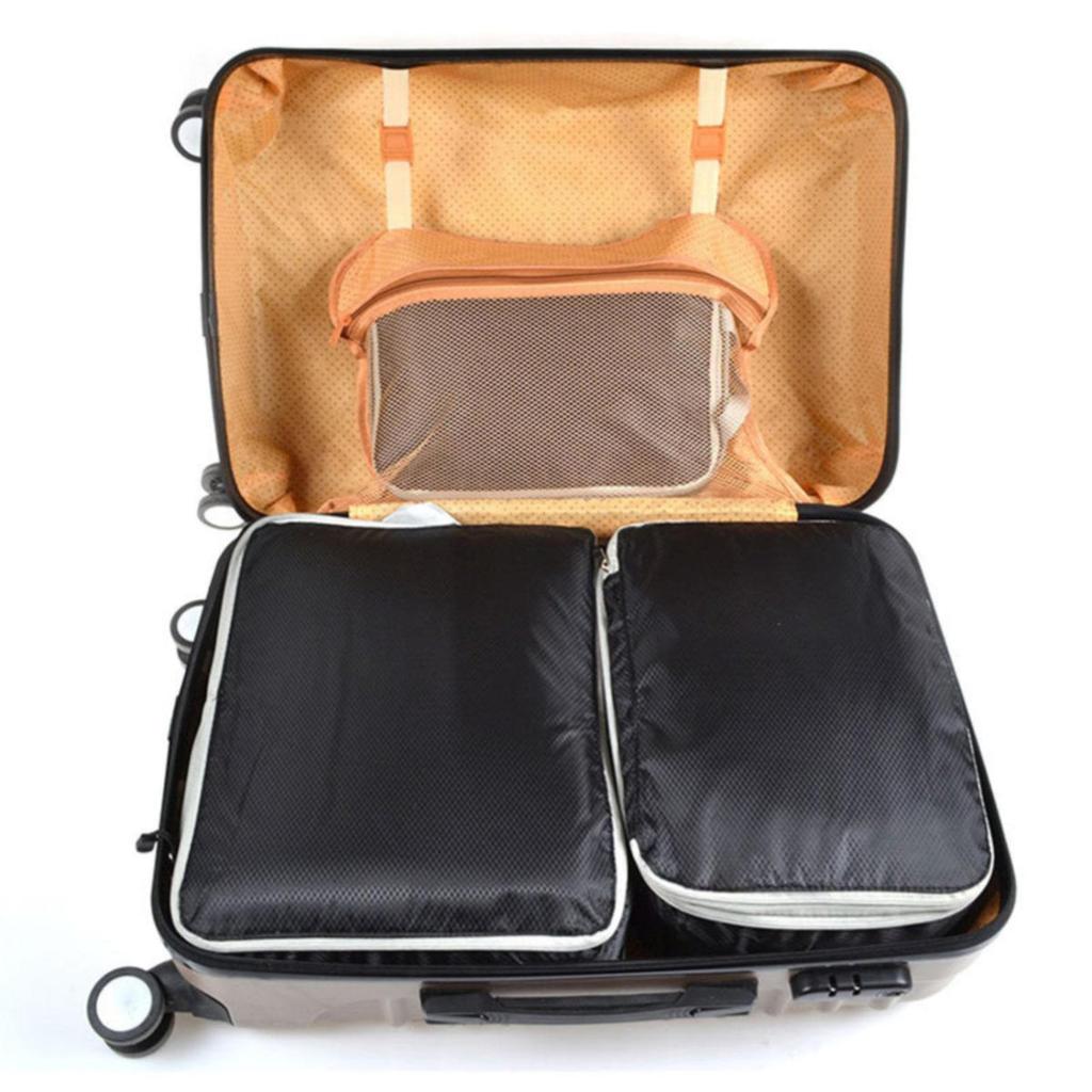 3Pcs/set Compressible Travel Storage Bag Portable Large Capacity Storage Bag Suitcase Luggage Packing Cubes