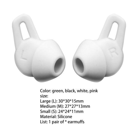 1 пара ударопрочных удобных мини-насадок для наушников, пылезащитные, из мягкого силикона