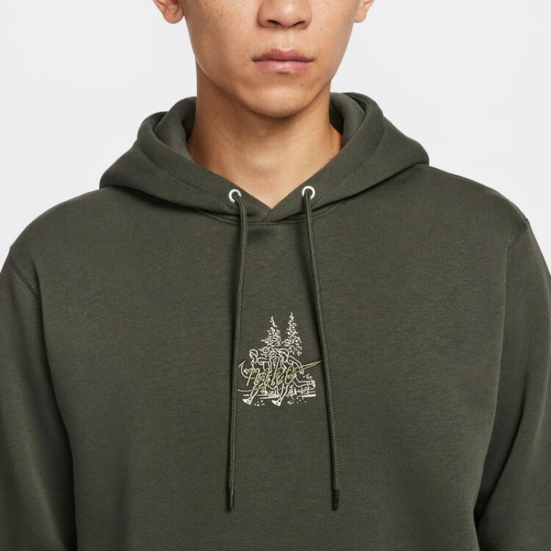 Nike Толстовки Мужские С Капюшоном Умеренные HV1217-355