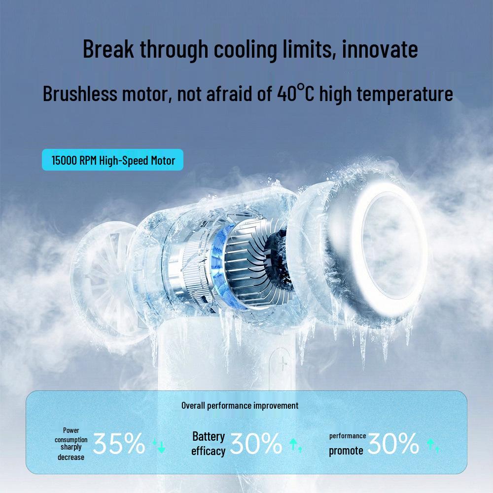 New 25-Year Portable USB Mini Fan with Digital Display – Outdoor/Desk Use, Strong Wind, Ideal Gift