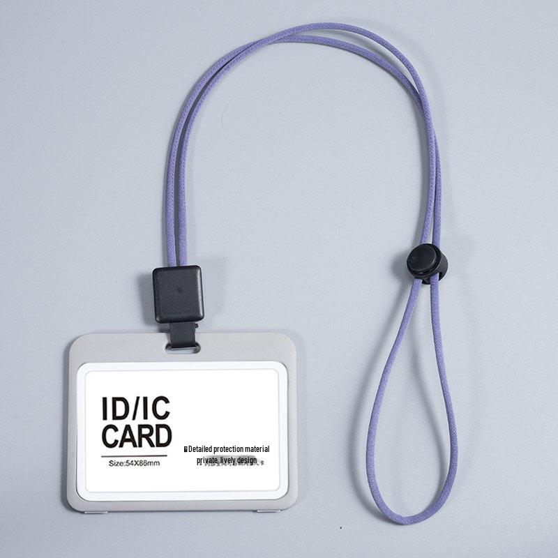 Прозрачный двусторонний выдвижной держатель для бейджа 'Осенний дождь'