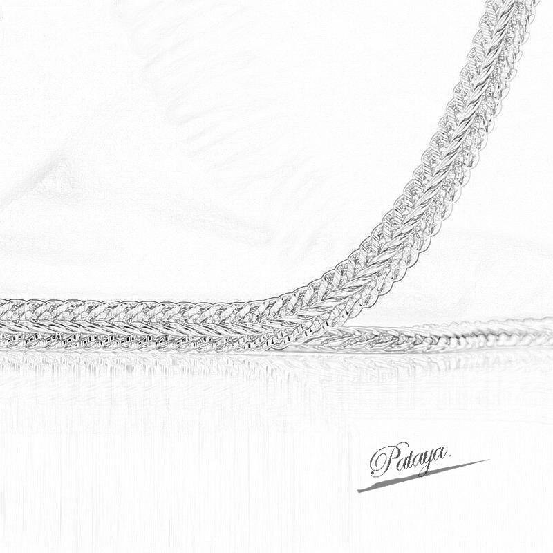 PATAYA Цвет розового золота, итальянское ожерелье ручной работы, унисекс, длинная цепочка