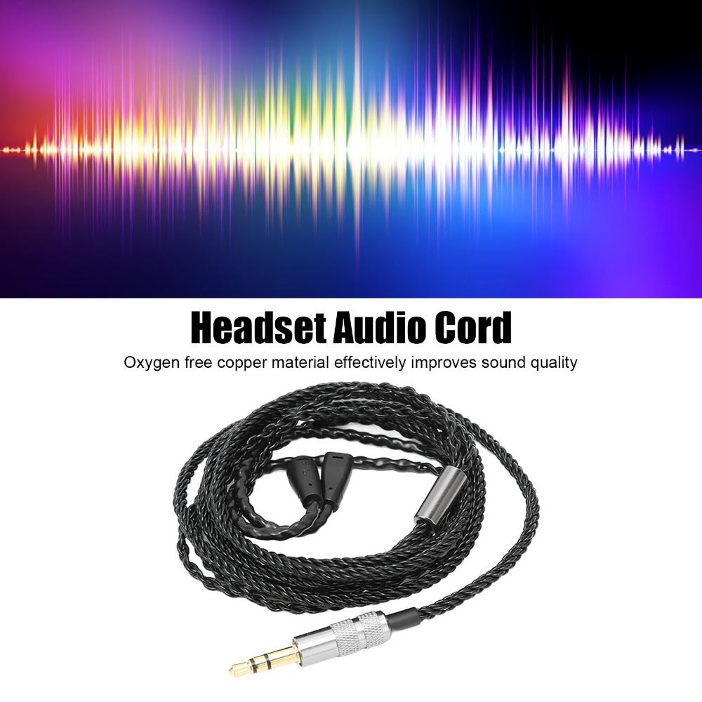 Flexible Earphone Replacement Cable for IE8 IE80 IE8i Earphones Sound Enhancement
