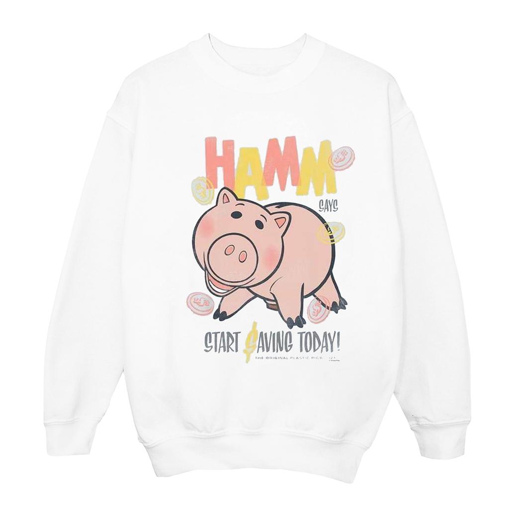 Disney Womens/Ladies Toy Story 4 Hamm The Piggy Bank Sweatshirt