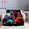 Naruto Fashion Blanket Anime Flannel Bed Throw Blanket Soft 3D Printed Cartoon Coverlet Sofa Travel Camping Children Blanket